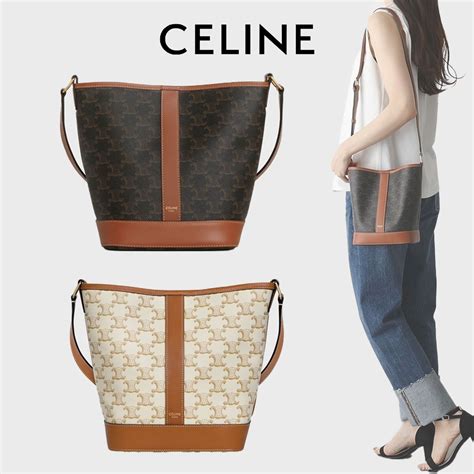 canvas celine bucket bag|Celine bucket bag sale.